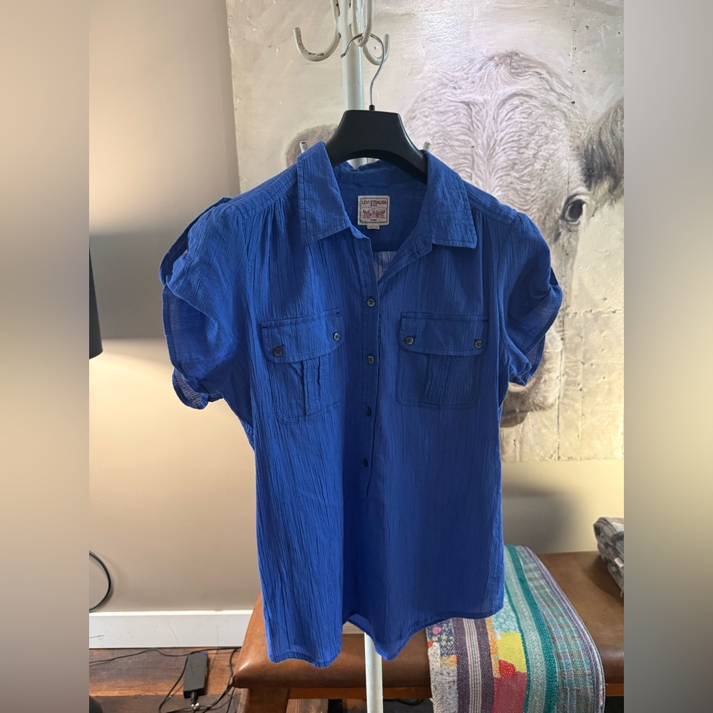 Women’s Levi Strauss cotton gauze shirt